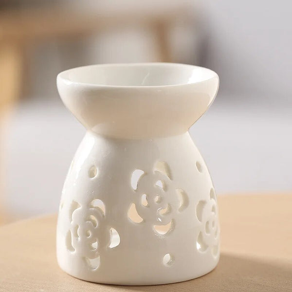 Hollow Ceramic Essential Oil Burner-ToShay.org