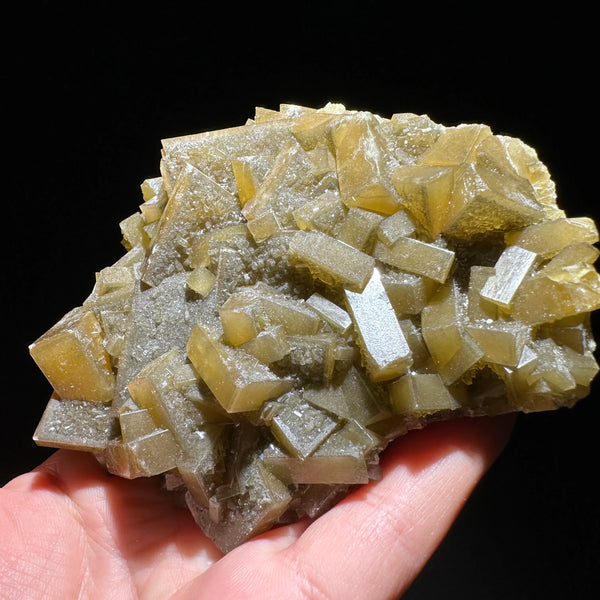 Yellow Barite Drusy Crystal-ToShay.org