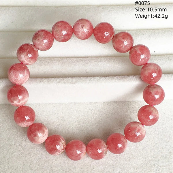Red Rhodochrosite Bracelet-ToShay.org