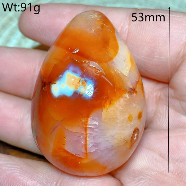 Orange Carnelian Egg-ToShay.org