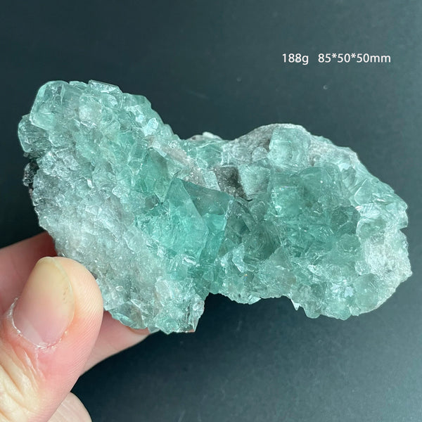Green Fluorite Crystal Cluster-ToShay.org