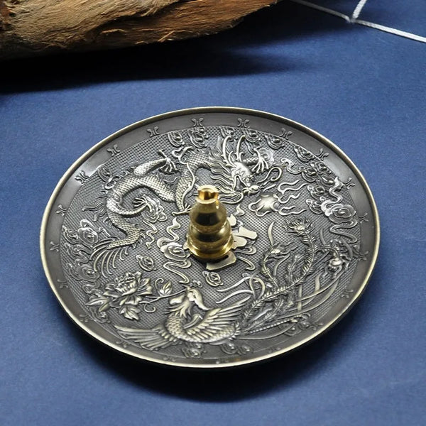 Dragon Phoenix Incense Tray-ToShay.org