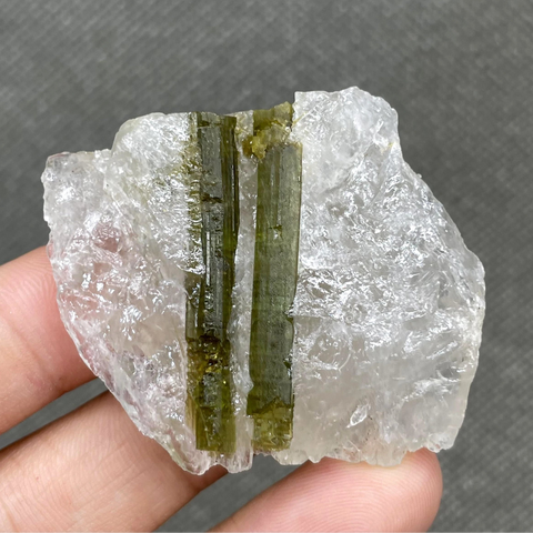 Green Tourmaline Crystal-ToShay.org