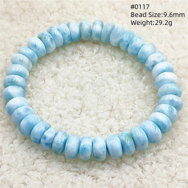 Blue Larimar Bead Bracelet-ToShay.org