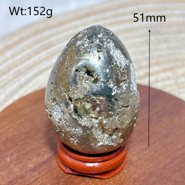 Silver Pyrite Geode Eggs-ToShay.org
