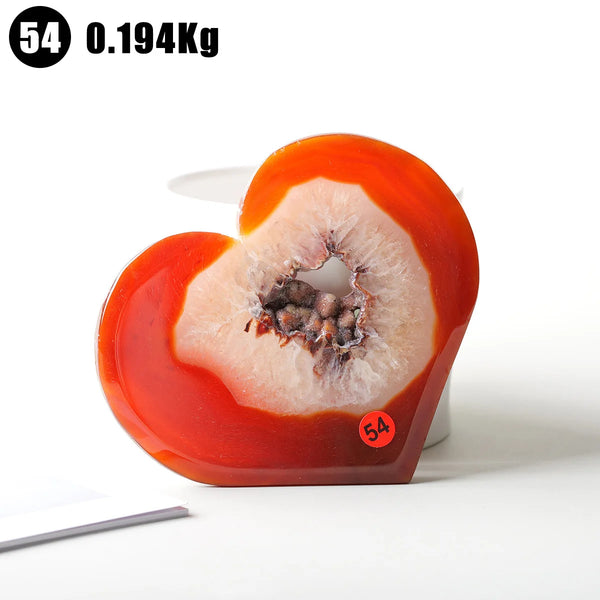 Orange Carnelian Heart-ToShay.org