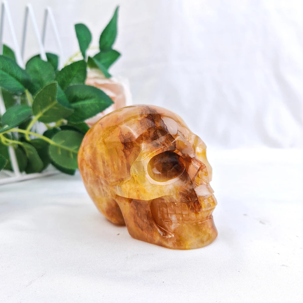 Yellow Golden Healer Skull-ToShay.org