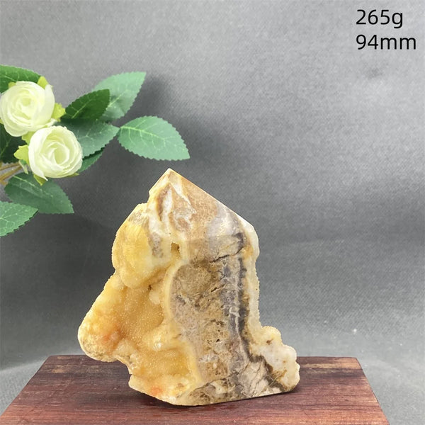 White Fluorite Cluster Point-ToShay.org