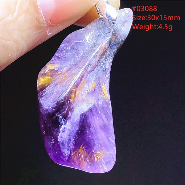 Purple Red Auralite Pendant-ToShay.org