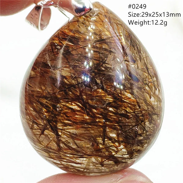 Green Black Rutilated Quartz-ToShay.org
