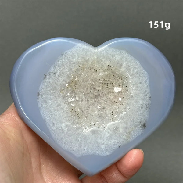 Blue Agate Geode Heart-ToShay.org