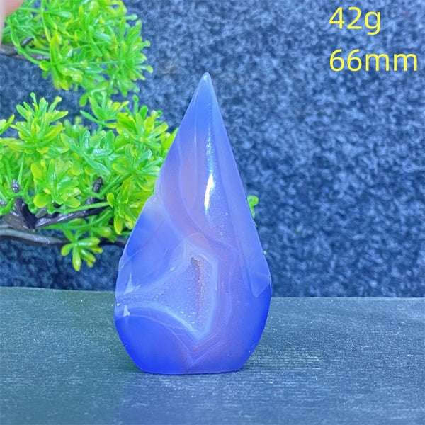 Blue Lace Agate Flame-ToShay.org