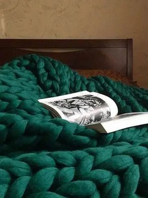 Knitted Throw Blanket-ToShay.org