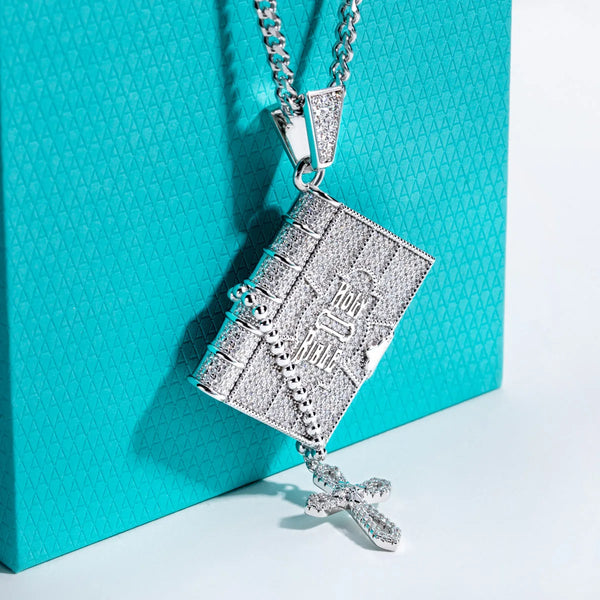 Silver Bible Pendant-ToShay.org