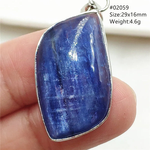 Blue Kyanite Cat Eye Pendant-ToShay.org