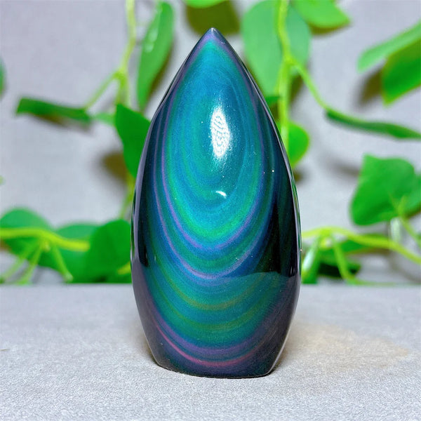Rainbow Obsidian Torch-ToShay.org
