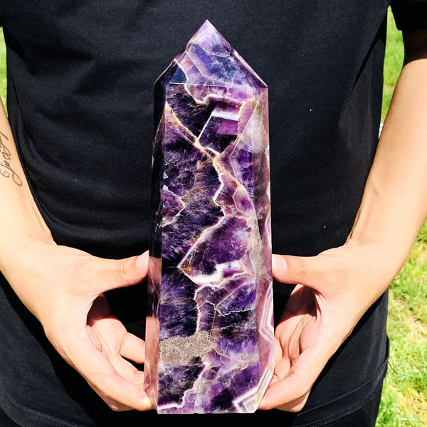 Purple Dream Amethyst Obelisk-ToShay.org
