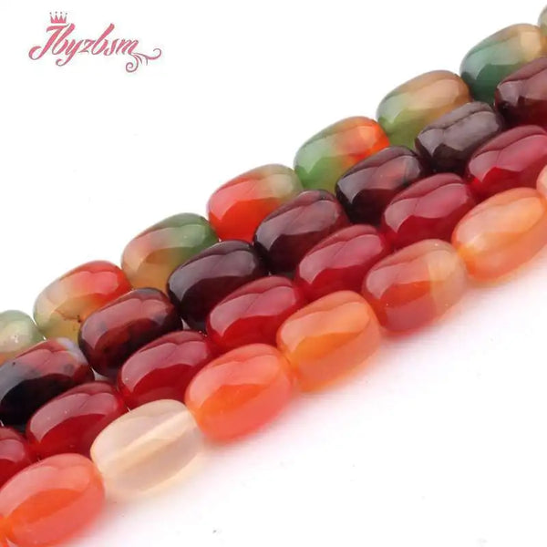 Red Agate Column Beads-ToShay.org