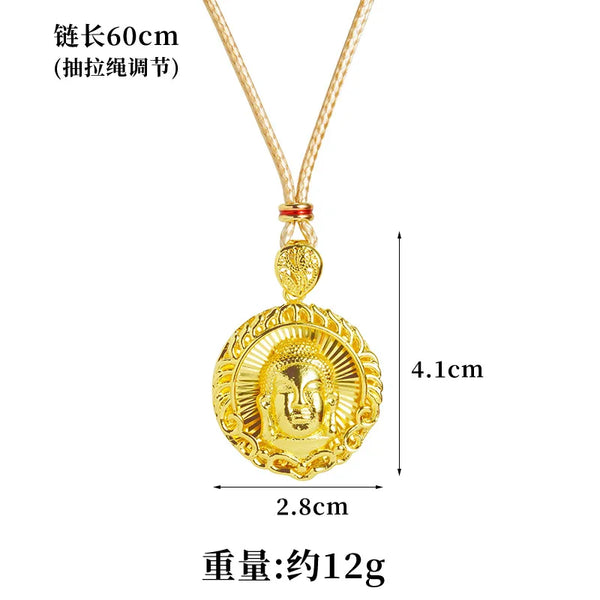 Gold Tathagata Pendant-ToShay.org