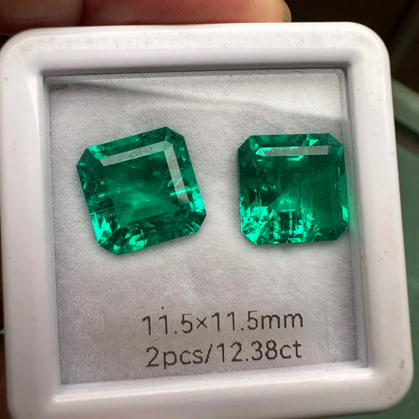 Green Crystal Cut Emerald-ToShay.org