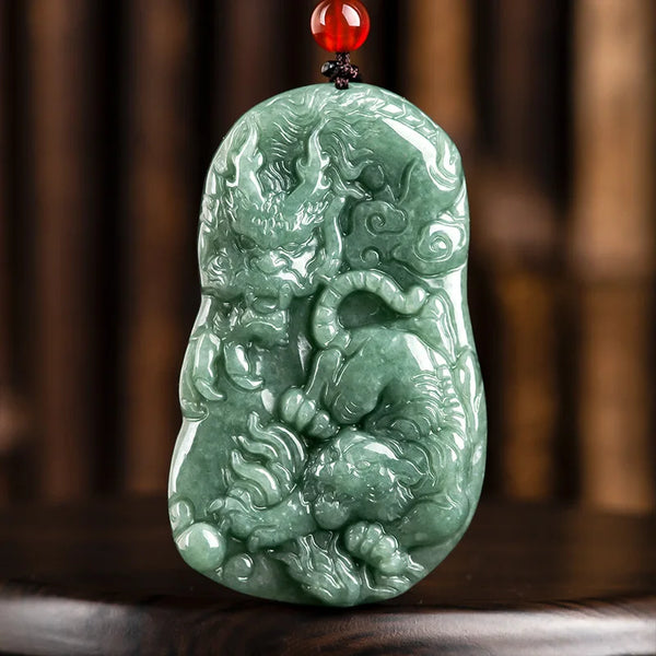 Green Jade Dragon Tiger-ToShay.org