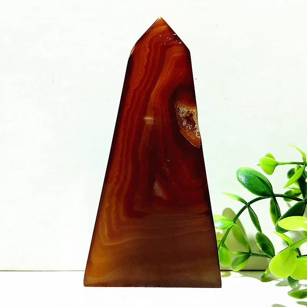 Red Agate Geode Tower-ToShay.org
