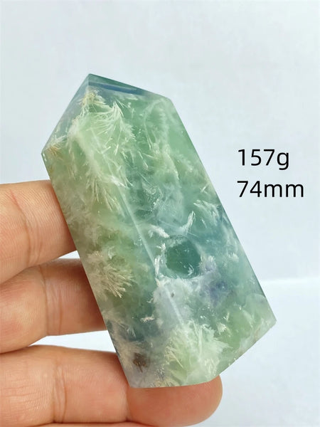 Rainbow Fluorite Crystal Point-ToShay.org