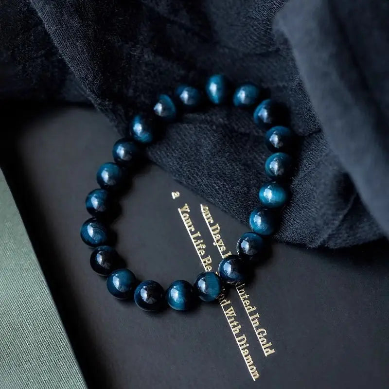 Blue Tigers Eye Bracelet-ToShay.org