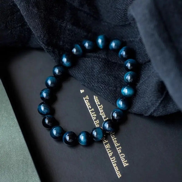 Blue Tigers Eye Bracelet-ToShay.org