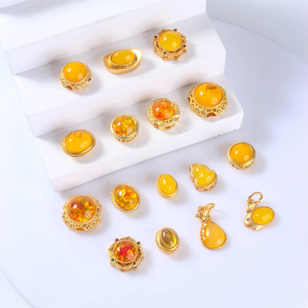 Yellow Beeswax Bead-ToShay.org