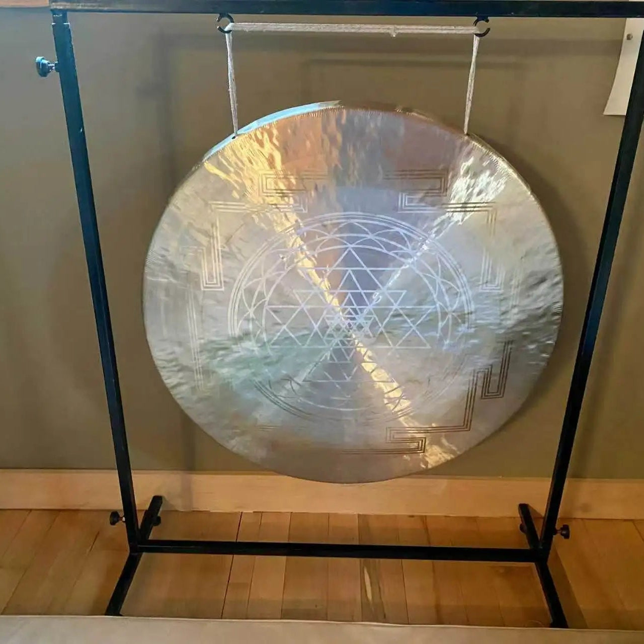 Bronze Sri Yantra Gong-ToShay.org