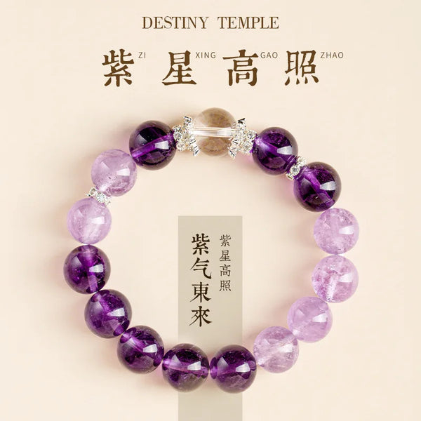 Purple Pink Crystal Bracelet-ToShay.org