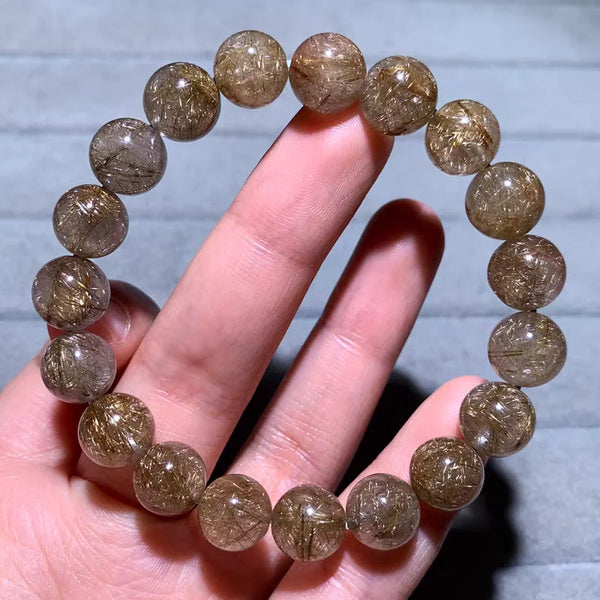 Silver Rutilated Quartz Bracelet-ToShay.org