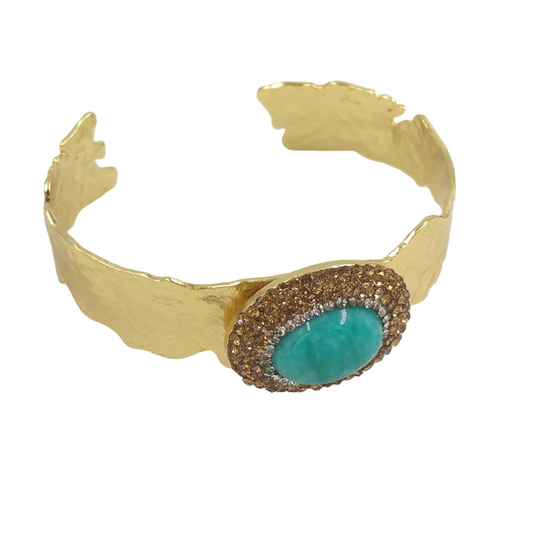 Mixed Crystal Cuff Bracelets-ToShay.org