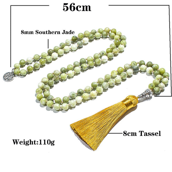 Green Jade Mala Beads-ToShay.org