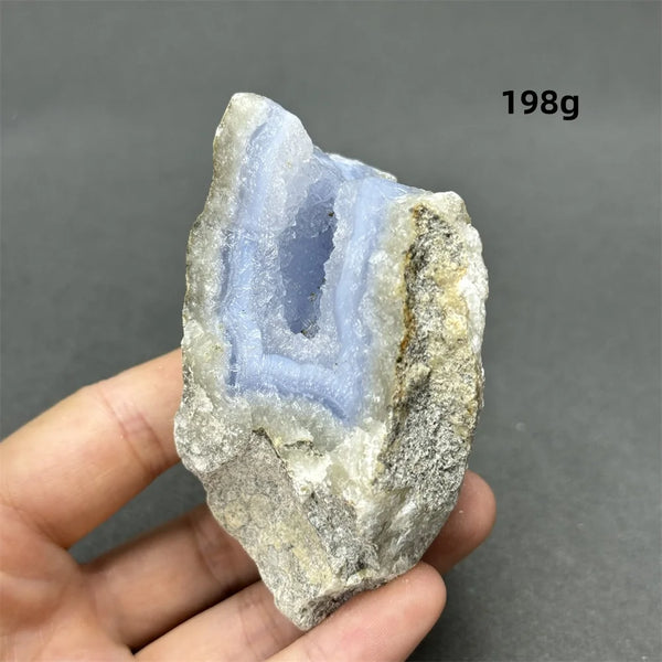 Blue Lace Agate Raw Stone-ToShay.org