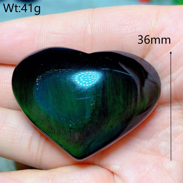 Rainbow Obsidian Heart-ToShay.org