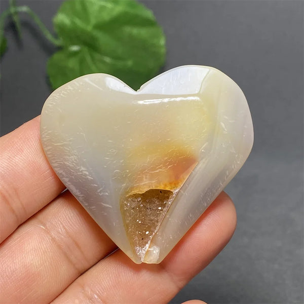 Blue Striped Agate Heart-ToShay.org