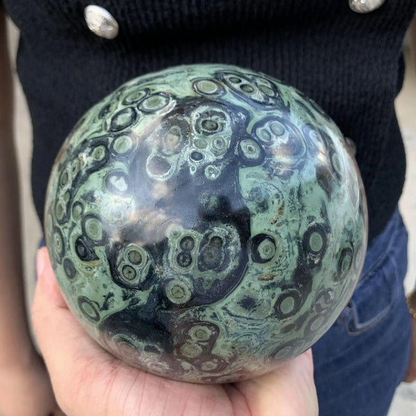 Green Kambaba Jasper Ball-ToShay.org