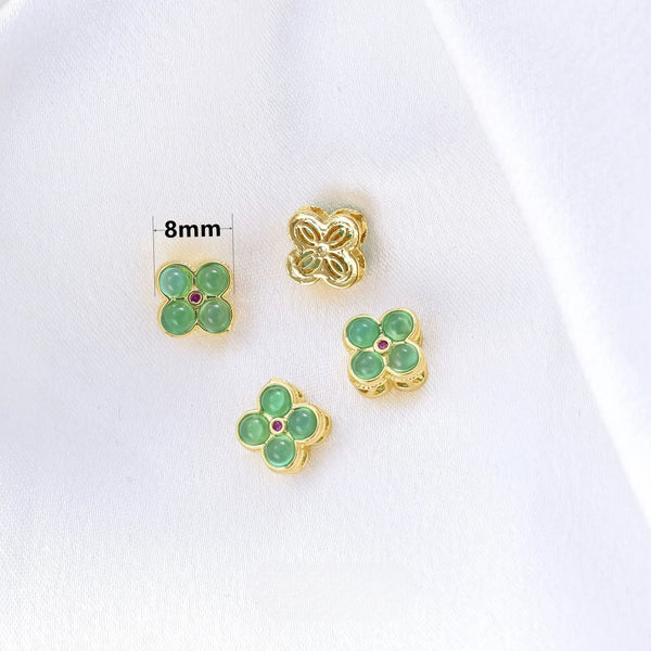 Gold Chrysoprase Bead-ToShay.org