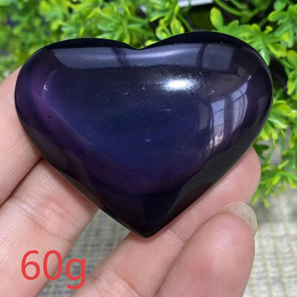 Rainbow Obsidian Heart-ToShay.org
