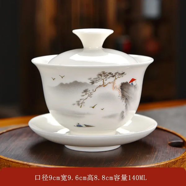 Gaiwan Ceramic Tea Tureen-ToShay.org