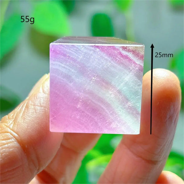 Purple Fluorite Crystal Square-ToShay.org