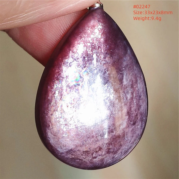 Purple Lepidolite Pendant-ToShay.org