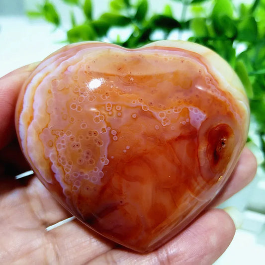 Red Agate Heart-ToShay.org