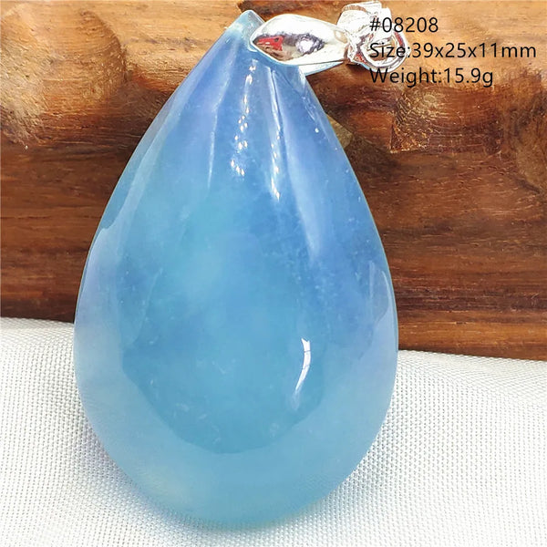 Blue Aquamarine Pendant-ToShay.org