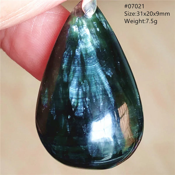 Green Seraphinite Pendant-ToShay.org