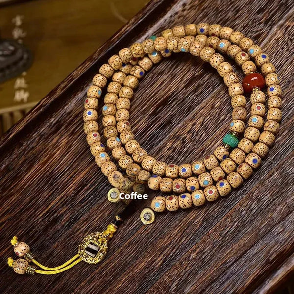 Brown Bodhi Seed Buddha Beads-ToShay.org