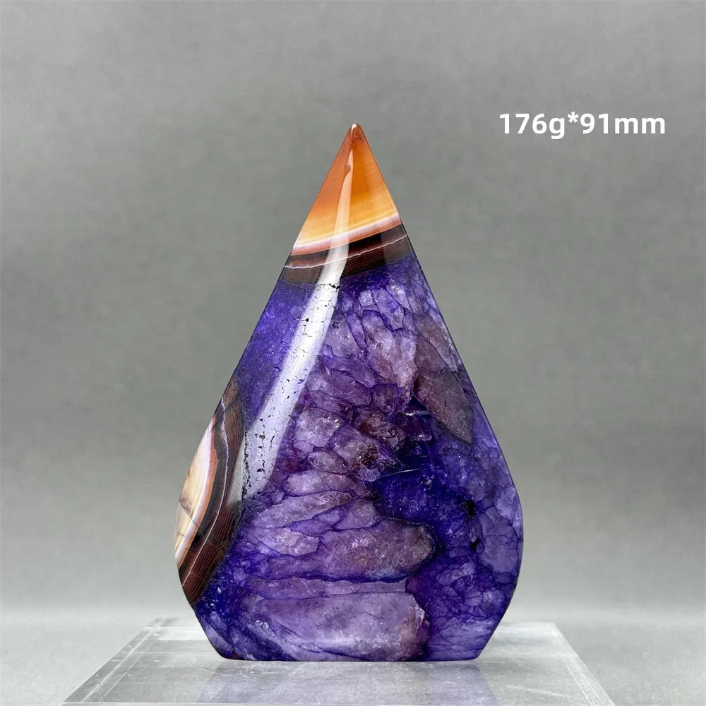 Purple Agate Torch-ToShay.org