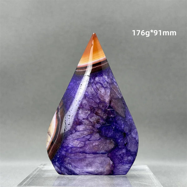 Purple Agate Torch-ToShay.org